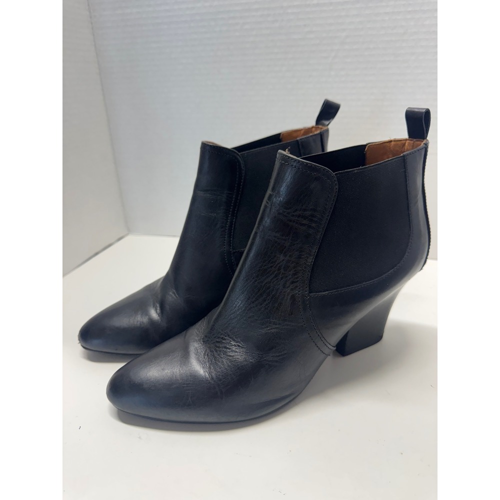 & Other Stories Black Leather Chelsea Ankle Boots Italy Size‎ 41 US 10.5